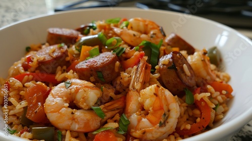 Shrimp and Sausage Jambalaya