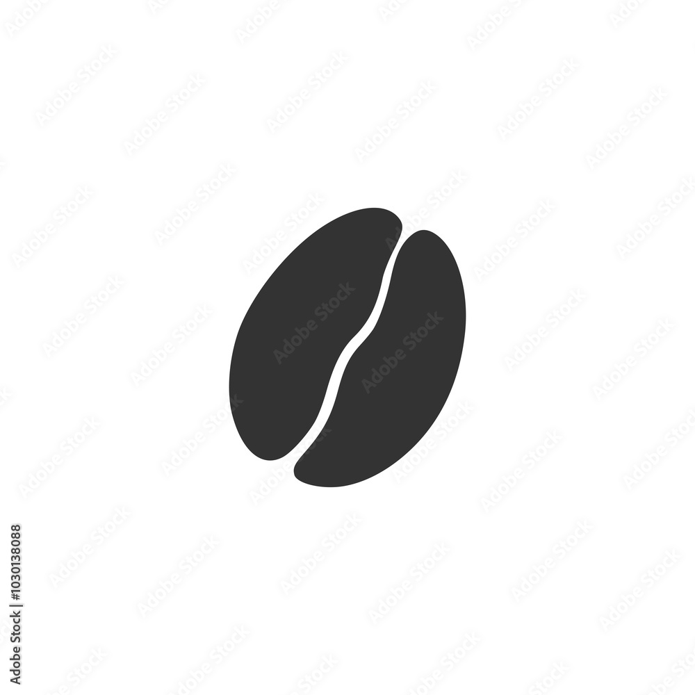 Coffee beans icon isolated on transparent background Coffee beans icon isolated on transparent background