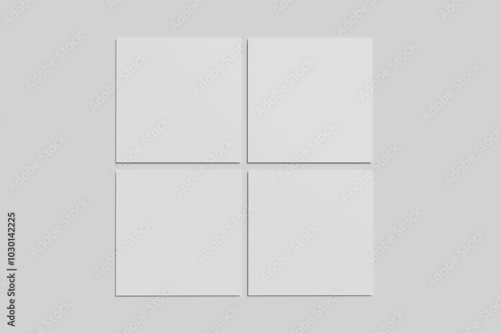 Square flyer mockup Square flyer mockup
