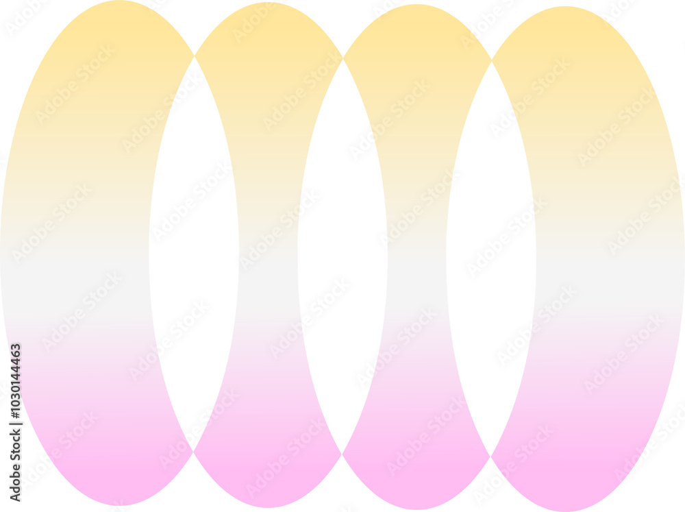 Gradient Abstract Shape Illustration Gradient Abstract Shape Illustration
