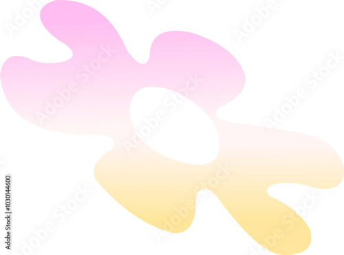 Gradient Abstract Shape Illustration