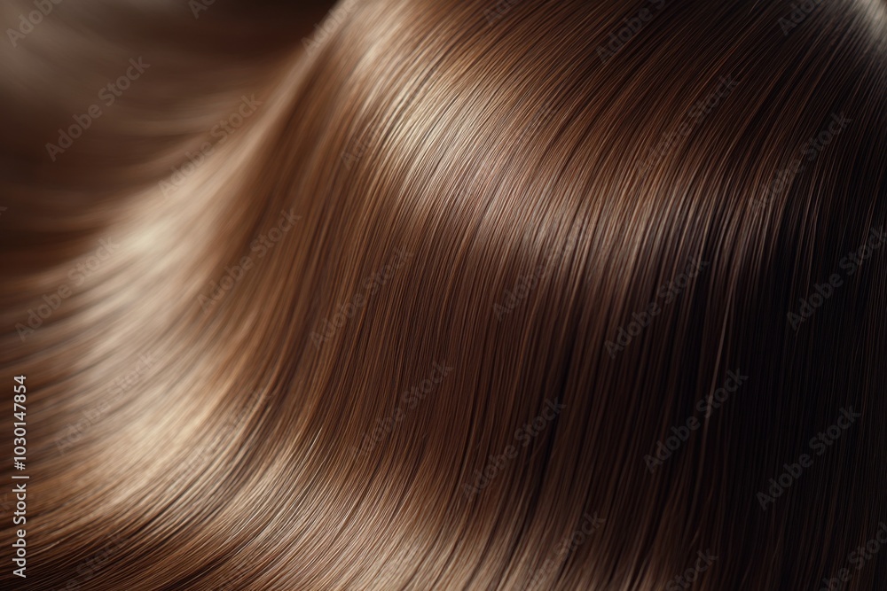 The luxurious strands exhibit a stunning, glossy texture, reflecting light beautifully The luxurious strands exhibit a stunning, glossy texture, reflecting light beautifully