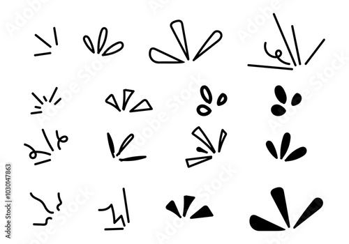 exclamation, emphasis message icon, emphasis sign hand drawn