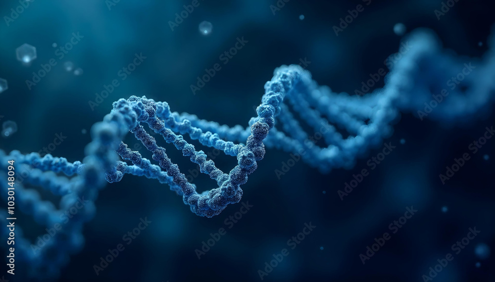 A close up image of a white sheen blue 3D dna helix network structure appears surrounded by various dna hex networks A close up image of a white sheen blue 3D dna helix network structure appears surrounded by various dna hex networks