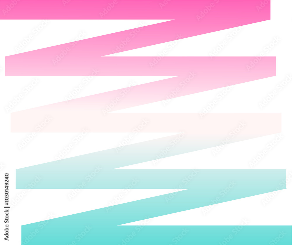 Fototapeta premium Gradient Abstract Shape Illustration