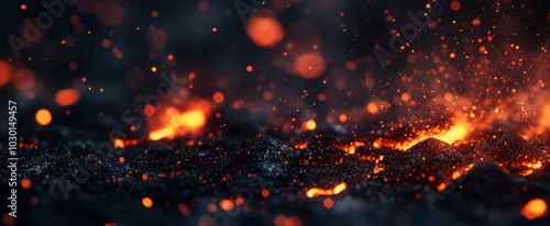 The Flowing Lava on Ground photo