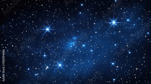 The night sky had a cosmic beauty, with stars that sparkled like diamonds.