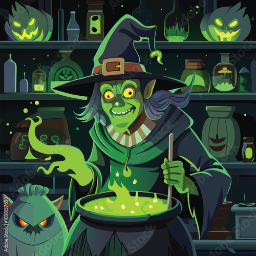 A Halloween Tale of Dark Magic Wicked Witco full details background