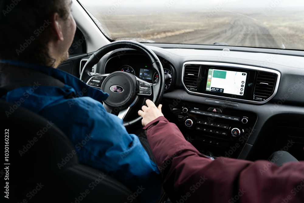 Driving Through Iceland's Remote Landscape Driving Through Iceland's Remote Landscape