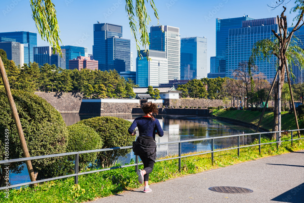 東京 皇居ランナー