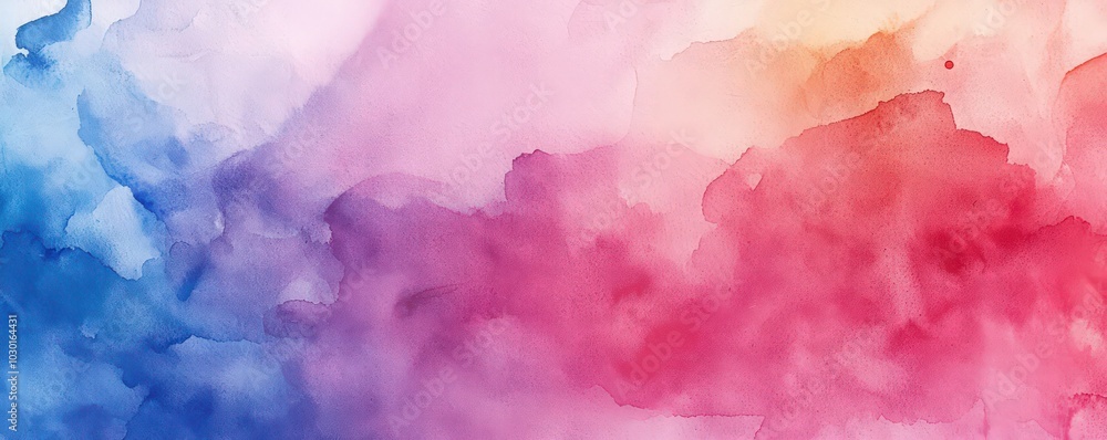 A watercolor blend hues crafts an ideal background for artistic projects. A watercolor blend hues crafts an ideal background for artistic projects.
