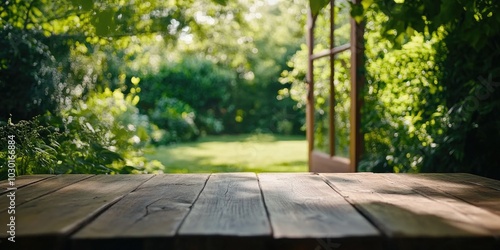 Wallpaper Mural Serene Patio Scene Torontodigital.ca