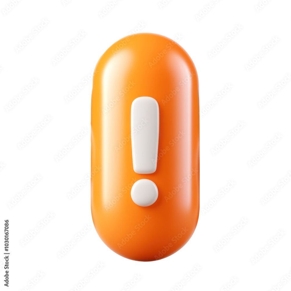 Modern oval alert icon design. Modern oval alert icon design.