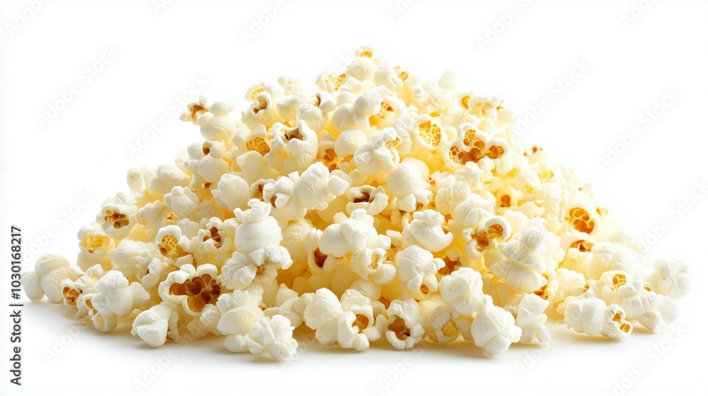 popcorn heap isolated. popcorn heap isolated.