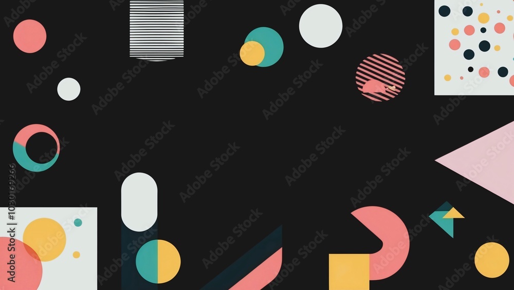 Abstract Geometric Shapes Design Abstract Geometric Shapes Design