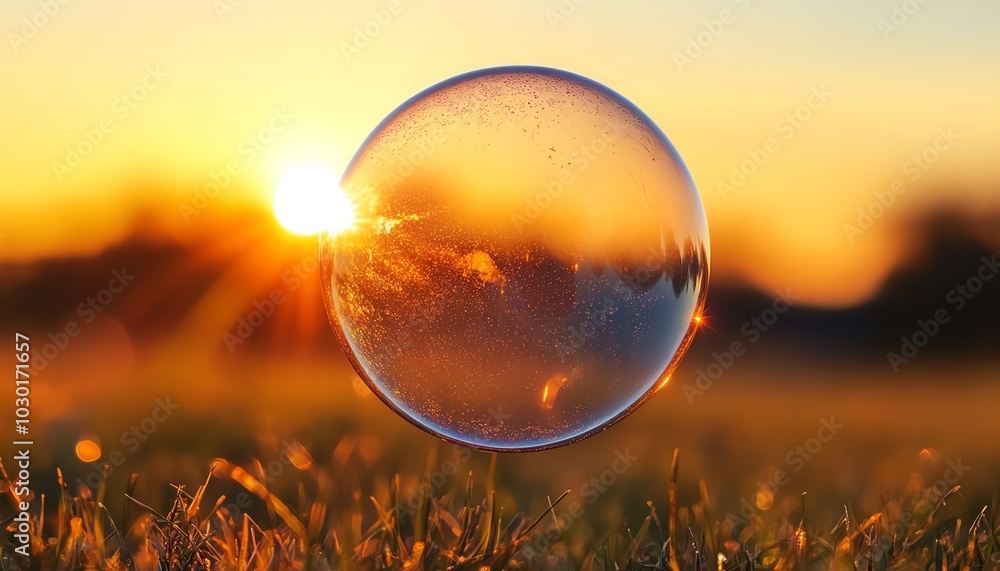 Serene outdoor scene featuring a single bubble drifting through the air against a backdrop of a clear sky, showcasing the delicate nature of bubbles in sunlight Serene outdoor scene featuring a single bubble drifting through the air against a backdrop of a clear sky, showcasing the delicate nature of bubbles in sunlight