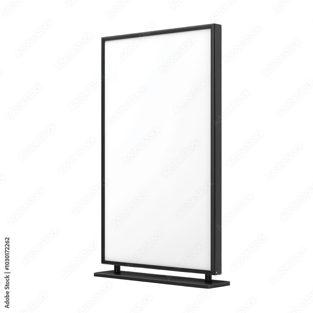Blank billboard isolated on white background for advertising and promotion use. Blank billboard isolated on white background for advertising and promotion use.