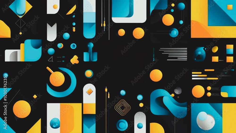 Abstract Geometric Pattern Design Abstract Geometric Pattern Design