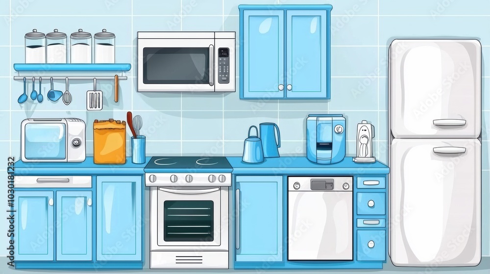 Bright and Modern Kitchen Interior Design Bright and Modern Kitchen Interior Design