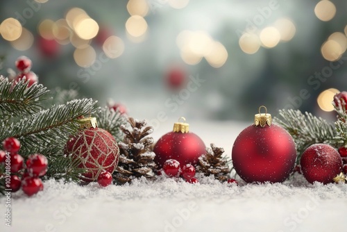 Christmas Season Background created with Generative AI