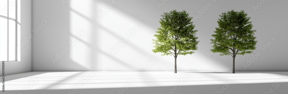 Obraz premium Top view of Barringtonia acutangula tree, tree plan in 4k png
