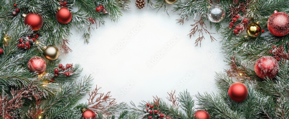The Christmas Ornamented Wreath The Christmas Ornamented Wreath
