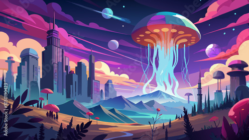 giant floating jellyfish migrate 