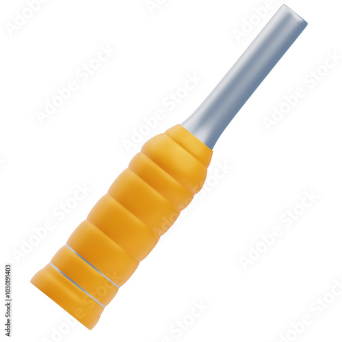 3D Badminton Racket Grip Close-Up photo