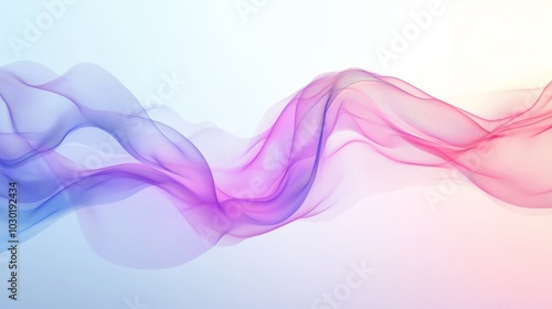 abstract background with pink and purple wavy lines