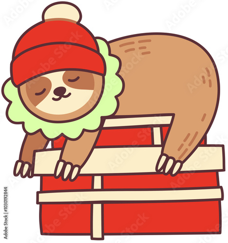 Sloth Christmas Holiday