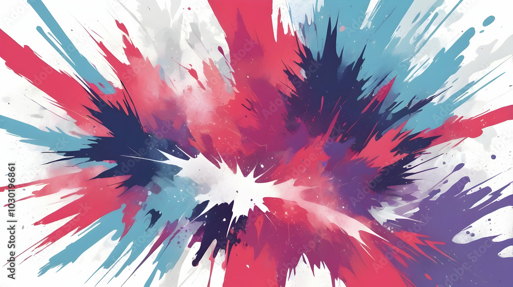 Rough textured background with a mix of jagged lines, splashes, and subtle smoke wisps. Using a three-color combination, red, pink, purple. The elements make it feel organic and energetic. Rough textured background with a mix of jagged lines, splashes, and subtle smoke wisps. Using a three-color combination, red, pink, purple. The elements make it feel organic and energetic.