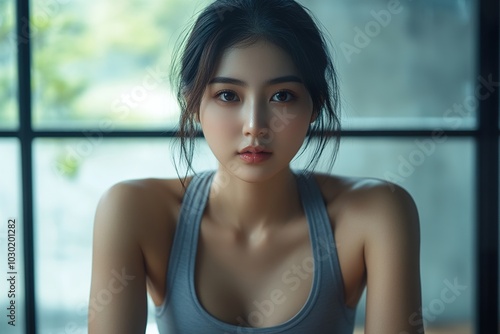 Asian Woman Incorporating Diet Meal Replacement in Weight Loss Free Download Asian Woman Incorporating Diet Meal Replacement in Weight Loss - GFXLoad