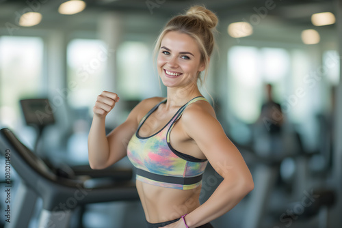 Free Download young blond women in the gym - GFXLoad