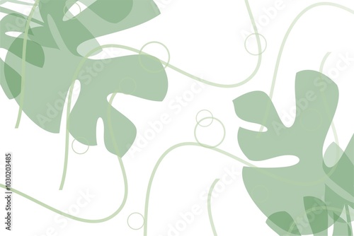leaf patterned background, suitable for natural design background.