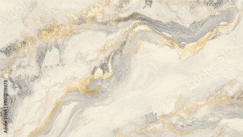 White marble pattern with curly gold inclusions. Abstract texture and background. marble pattern textgenerative ai, texture, wall, rock, stone, old, nature, textured, brown, sand, pattern, surface, gr photo