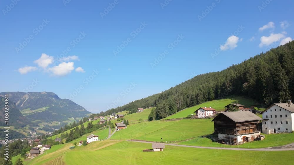 A view from Seceda - Odle - Val Gardena - Ortisei - Italy A view from Seceda - Odle - Val Gardena - Ortisei - Italy
