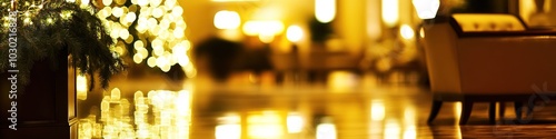 Creative Design Featuring Blurred Background of a Luxurious Hotel Interior, Perfect for Advertising and Marketing, Ideal for Architecture, Hospitality, Travel, and Hotel Management, Enhanced by AI-Gen