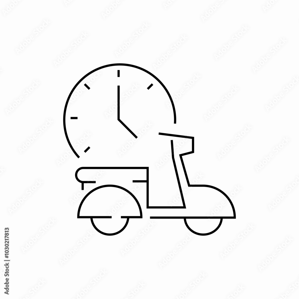 food delivery icon sign vector food delivery icon sign vector
