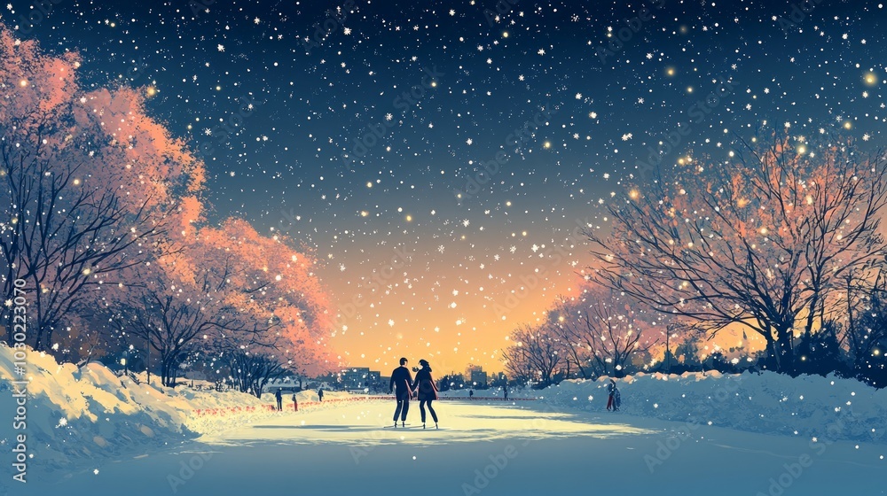 Skating Under the Stars, Ice skating Skating Under the Stars, Ice skating