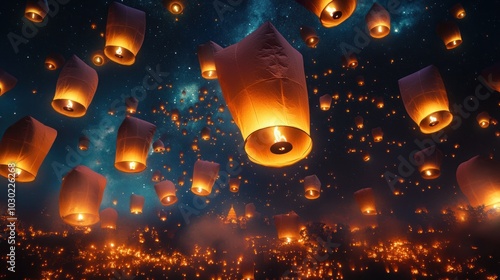 Sky Lanterns Festival: A Night of Wishes and Illumination