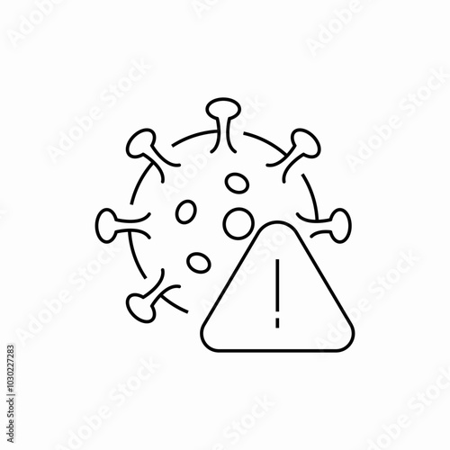 virus pandemic icon sign vector