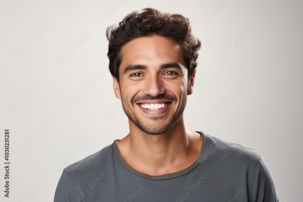 Hispanic guy portrait laughing adult. Hispanic guy portrait laughing adult.