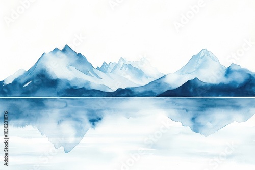 Wallpaper Mural Arctic landscape mountain outdoors. Torontodigital.ca