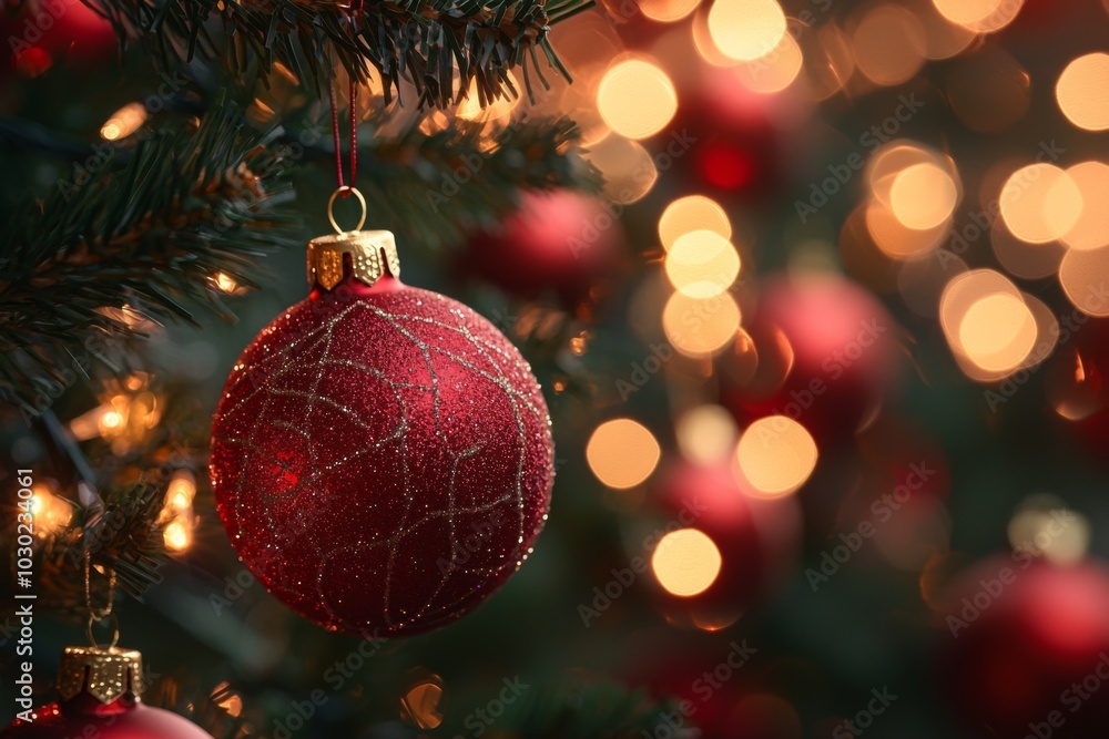 Christmas Season Background created with Generative AI