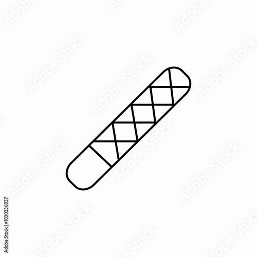 nail file icon sign vector