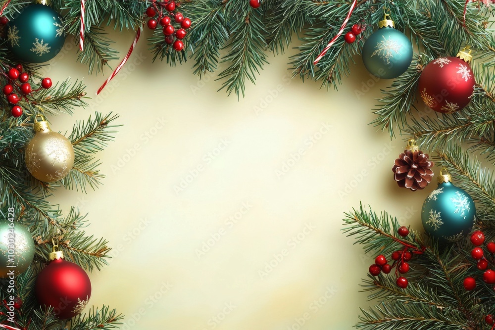 Christmas Season Background created with Generative AI Christmas Season Background created with Generative AI