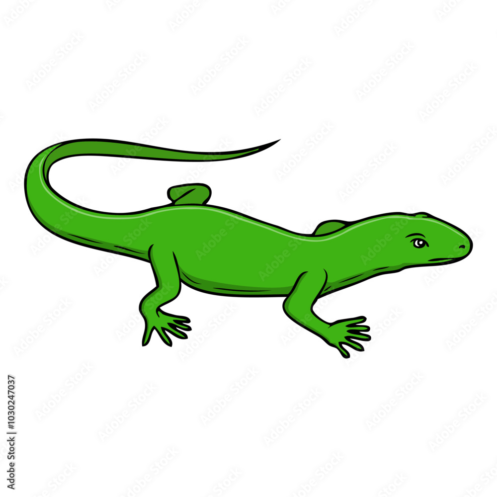 Obraz premium lizard vector illustration