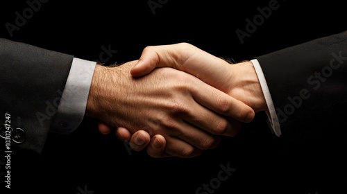 Manos. Handshake Deal: Friends Making a Covenant in Business