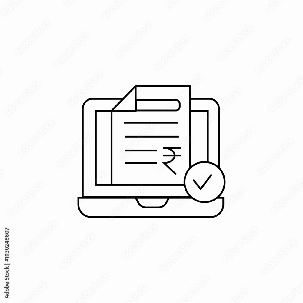 online processing audit icon sign vector online processing audit icon sign vector