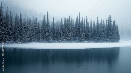 The Emerald Wall, Evergreen trees